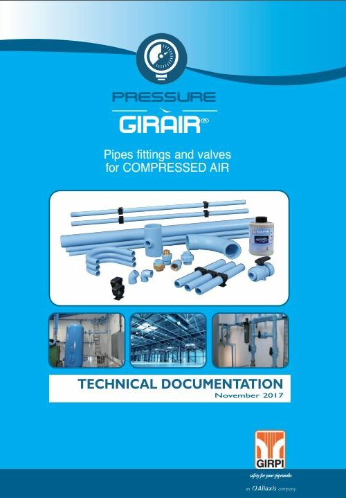 PIPES FITTINGS AND VALVES FOR COMPRESSED AIR